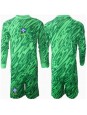 Brasilien Torwart Heimtrikotsatz für Kinder Copa America 2024 Langarm (+ Kurze Hosen)